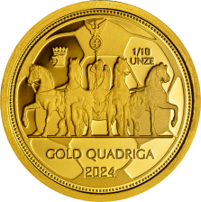 Gold zur Fußball-Europameisterschaft 2024